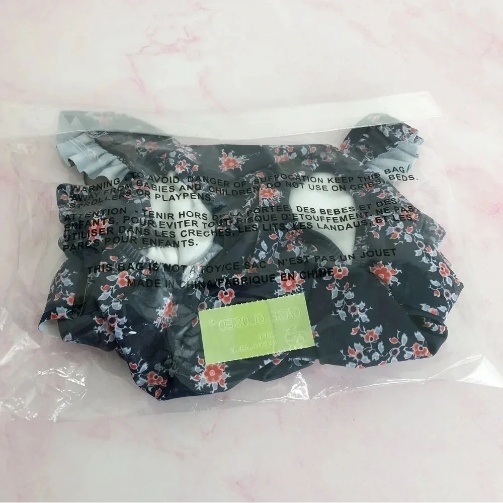 NWT Janie and Jack swimsuit Merchant Marine floral‎ smocked one piece 0-3 months